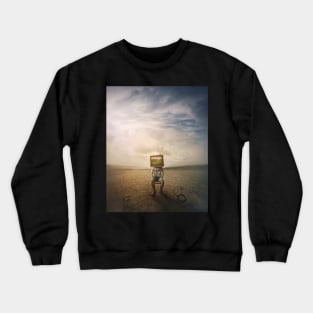 eco TV headed Crewneck Sweatshirt